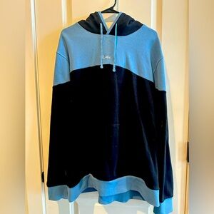 Primitive Men's Two-Tone Hoodie Sweatshirt - Blue & Black XXL